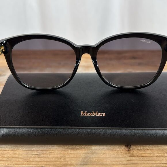 NWT MaxMara Prism Black Sunglasses - Picture 5 of 9